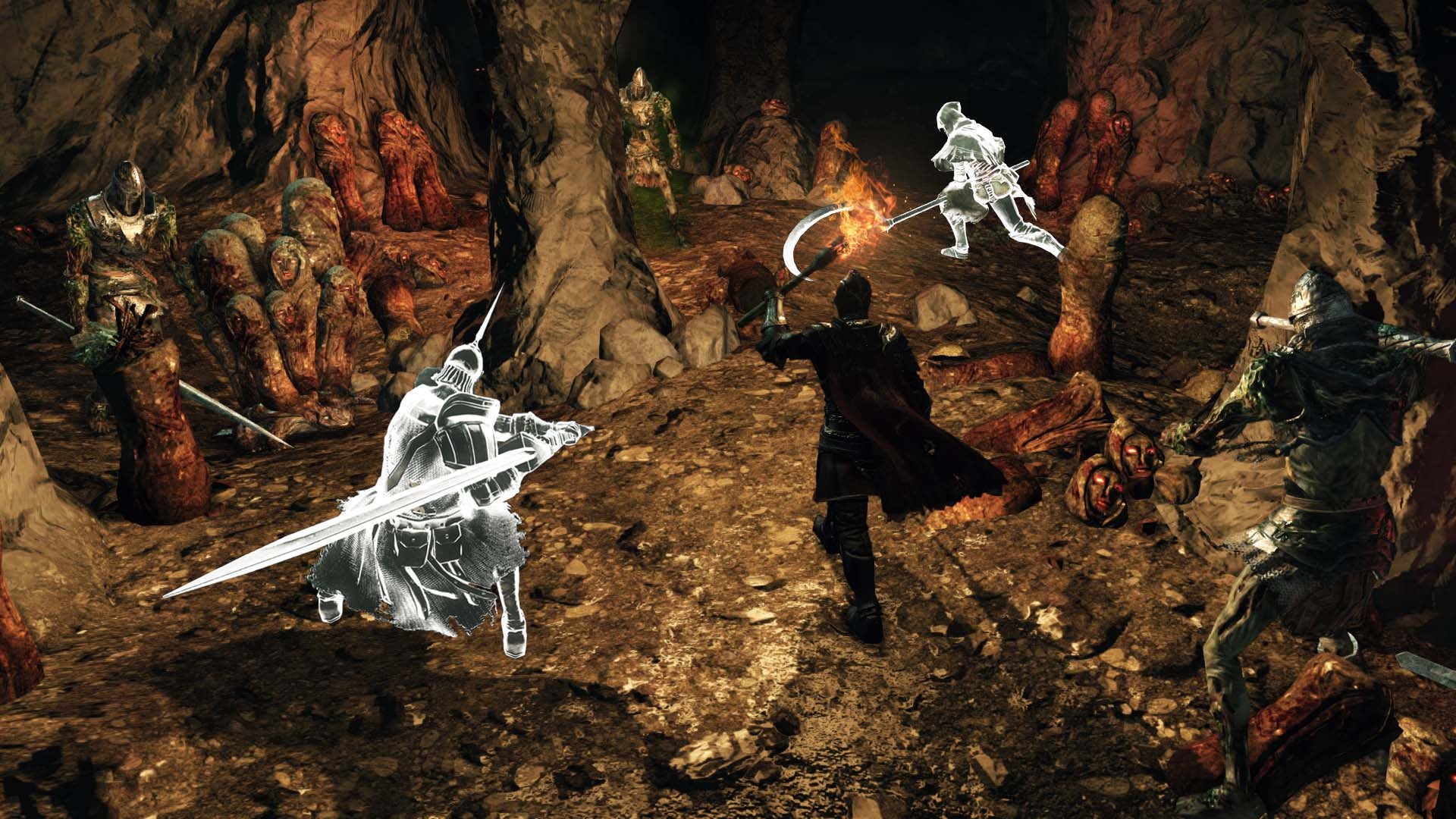 Image for Dark Souls II: Crown of the Sunken King - Cave of the Dead, Afflicted Graverobber, Ancient Soldier Varg, Cerah the Old Explorer