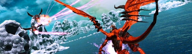 Image for Crimson Dragon gameplay shown in off-screen footage