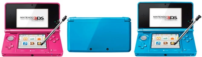 Image for Cerulean Blue, Shimmer Pink 3DS coming to Hong Kong and Taiwan