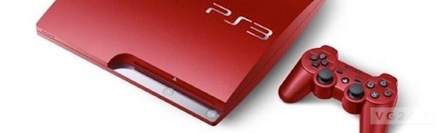 Image for Red, silver and white PS3 Slim models available in the UK