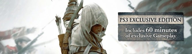 Image for Assassin's Creed 3 PS3 has an extra hour of gameplay