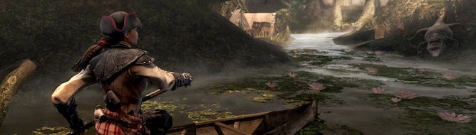 Image for Assassin's Creed 3: Liberation Vita features include canoes, alligators