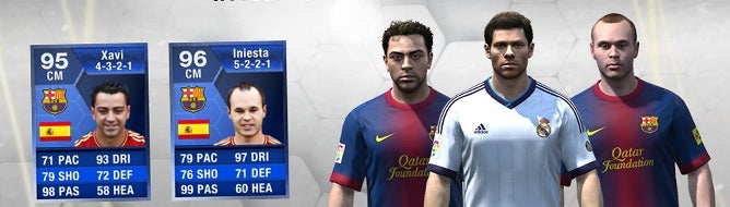 Image for FIFA 13 TOTY midfielders available now