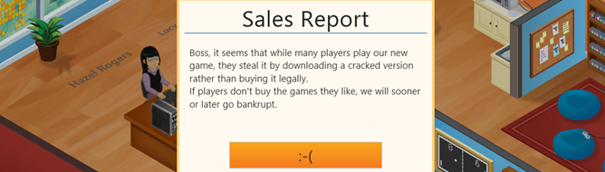 Image for Game Dev Tycoon pirates express frustration with piracy