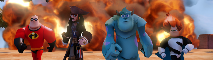 Image for Disney Infinity trailer, screens highlight destruction