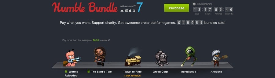 Image for Humble Bundle with Android 7 includes Ticket to Ride, Greed Corp, The Bard's Tale and more