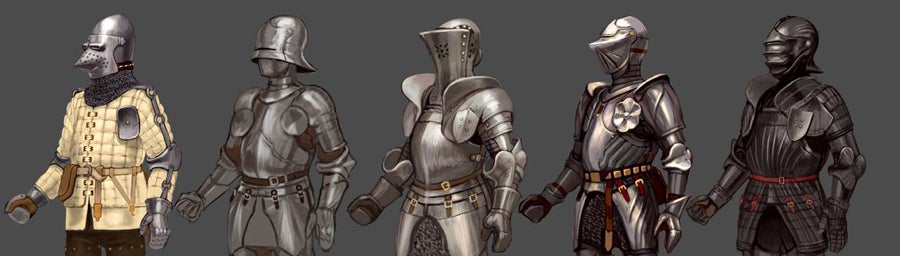 Image for Deep Down armour is modular, varies depending on era