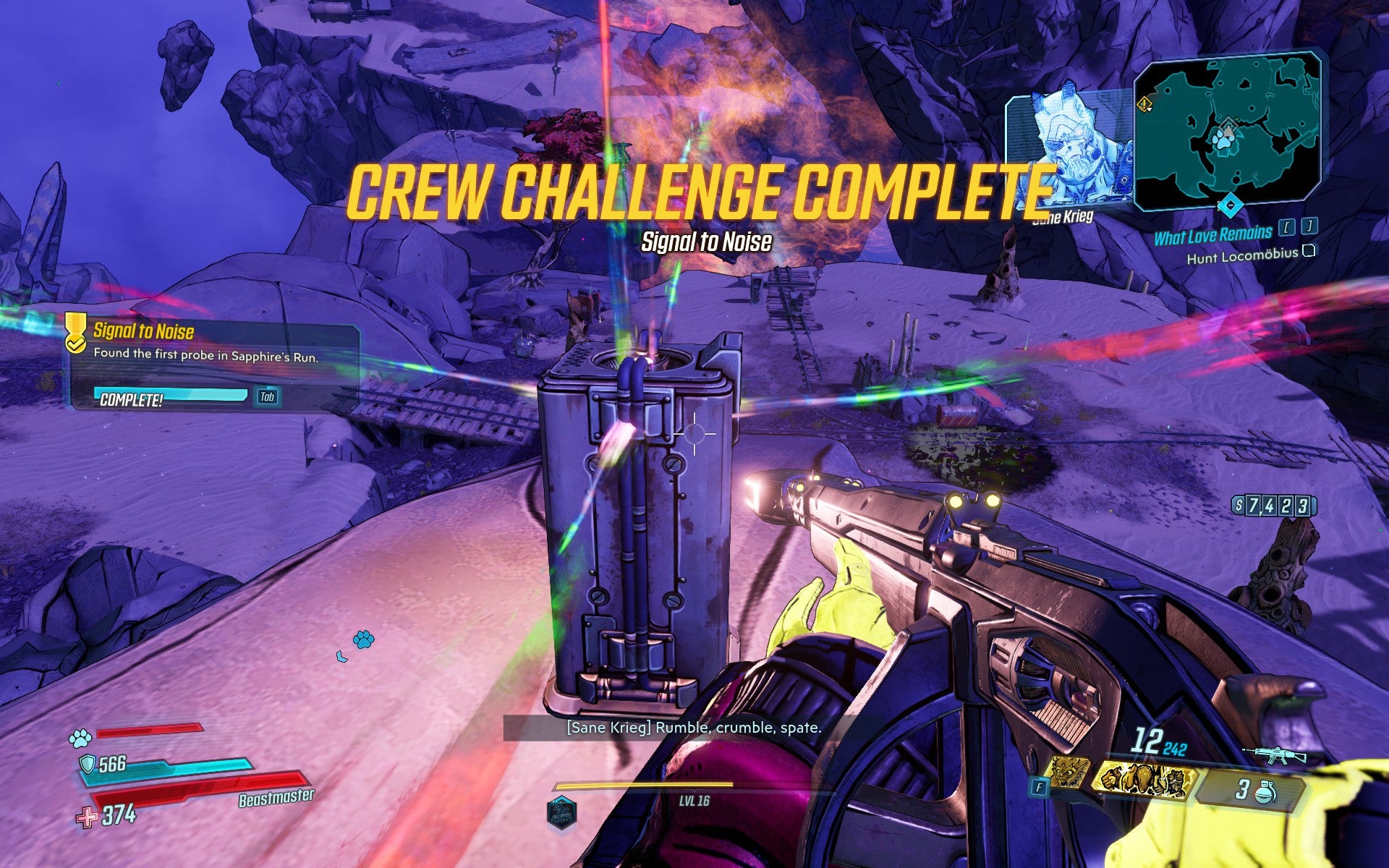 Image for Borderlands 3: Psycho Krieg and the Fantastic Fustercluck – Signal to Noise Sapphire's Run Crew Challenge
