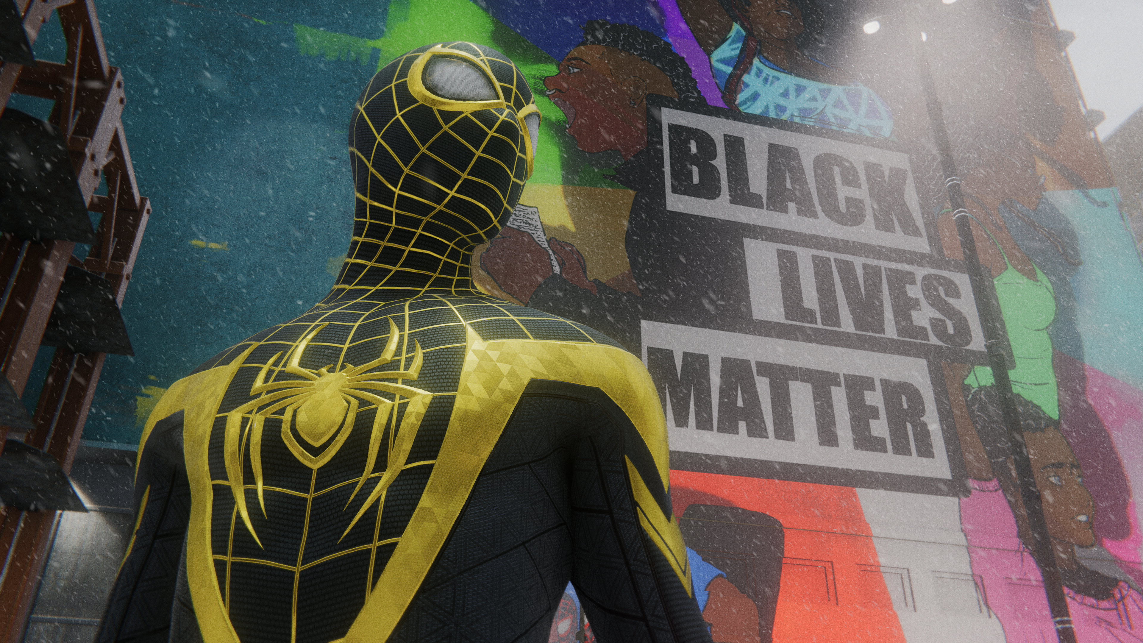 Image for Spider-Man: Miles Morales has a big BLM tribute