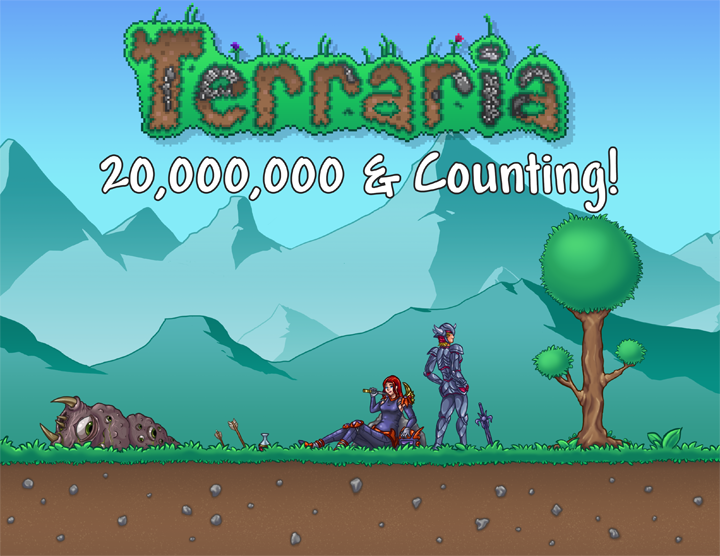 Image for Terraria has sold 20.5 million copies since its release in 2011