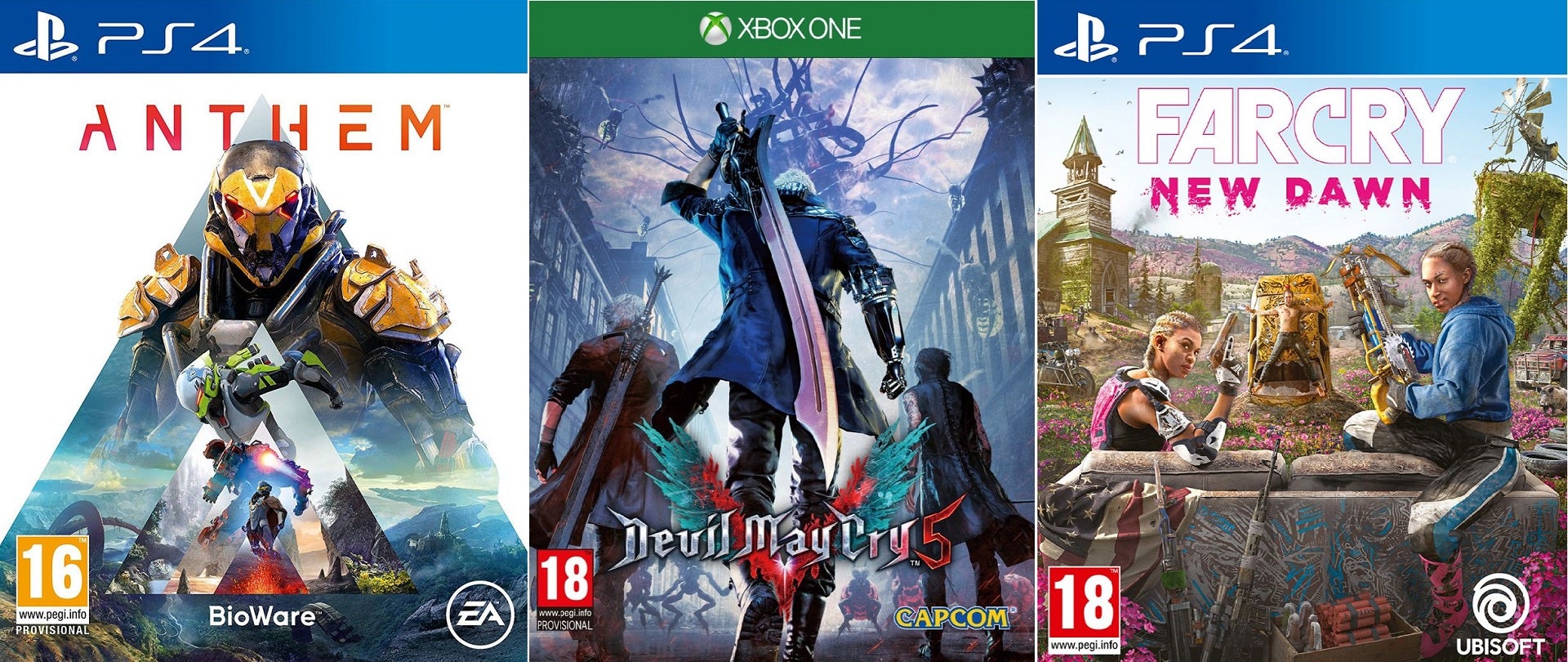 Image for Anthem, Devil May Cry 5, Crackdown 3, Metro: Exodus, Far Cry: New Dawn and more new releases are in Target's Buy 2 Get 1 Free sale