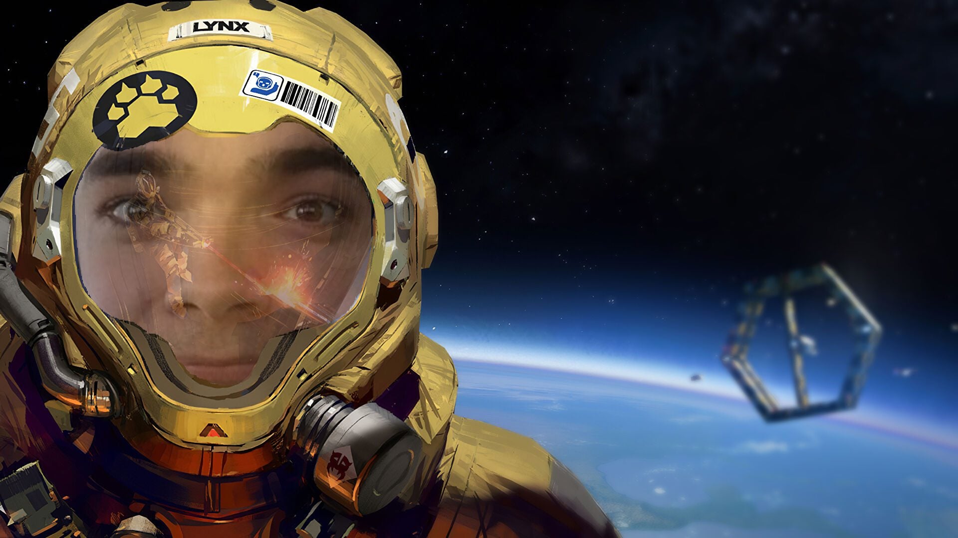 Chris Bratt in space