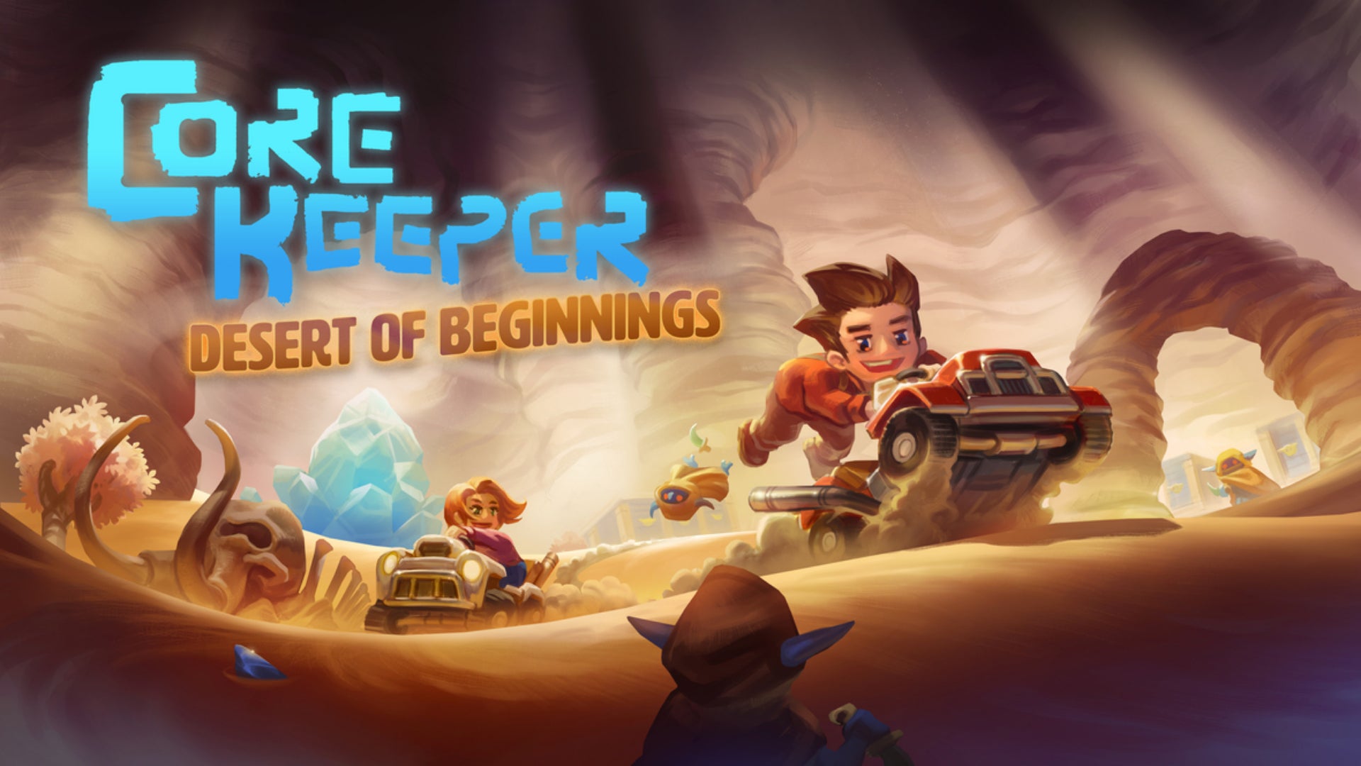 Core Keeper’s next update, The Desert of Beginnings, introduces karting and bug hunting