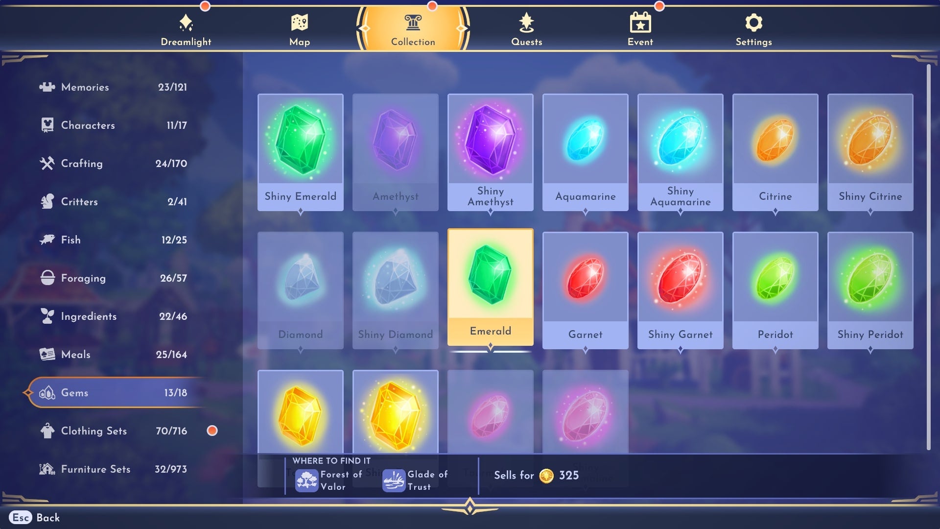 Disney Dreamlight Valley  How to find Emeralds - 73
