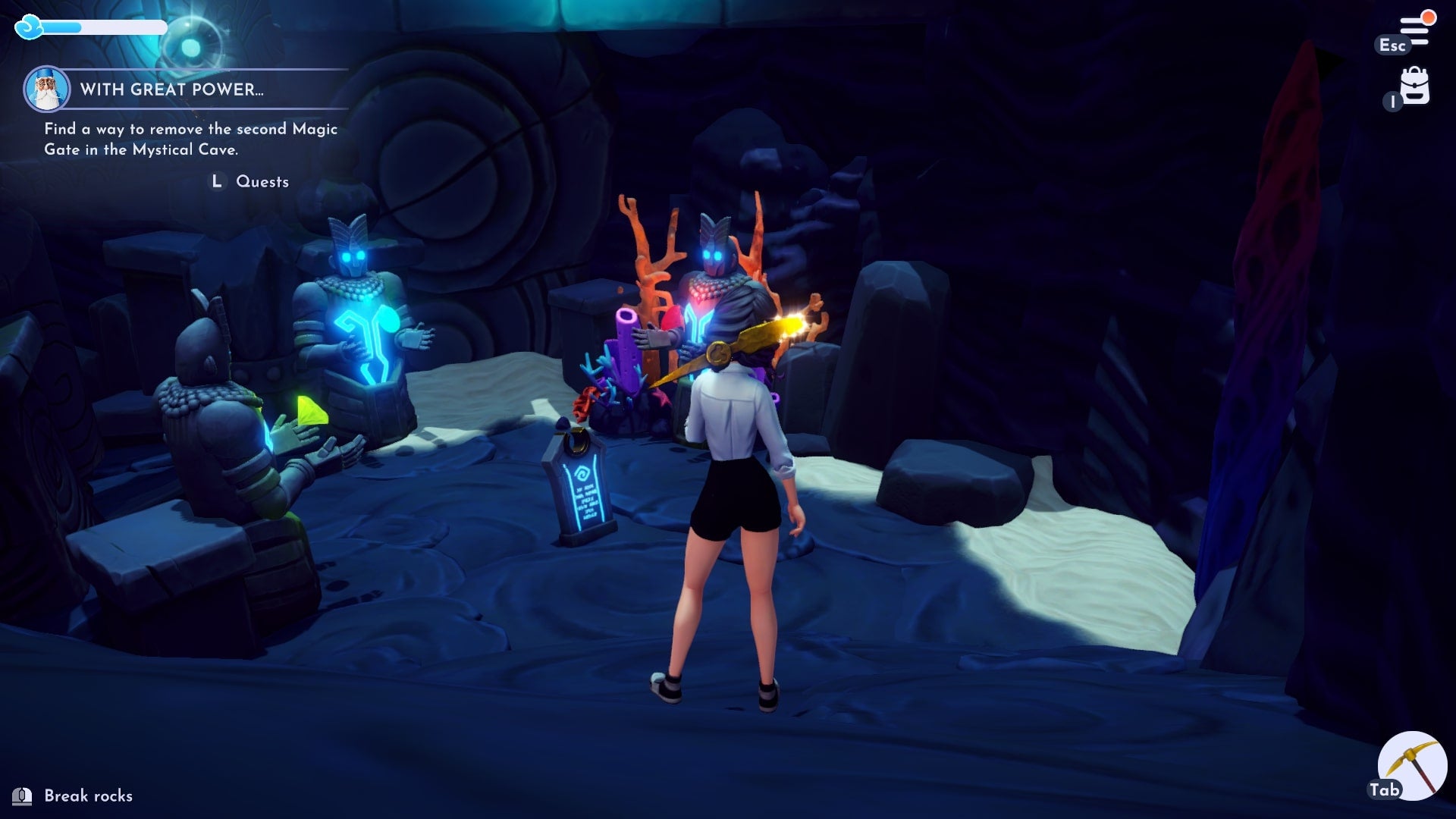 Disney Dreamlight Valley With Great Power Walkthrough  How to solve the Mystical Cave and Orb of Power puzzles - 90
