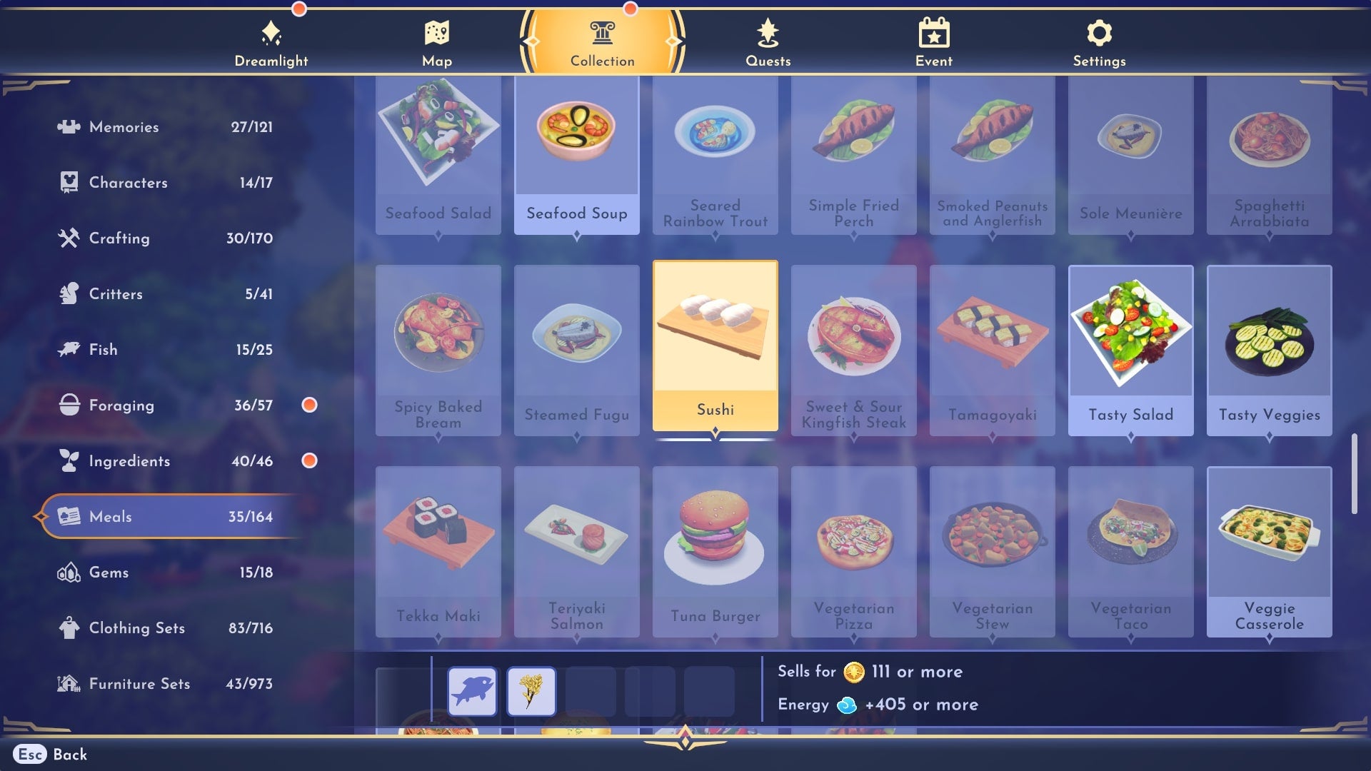 Disney Dreamlight Valley: How to make Sushi VG247