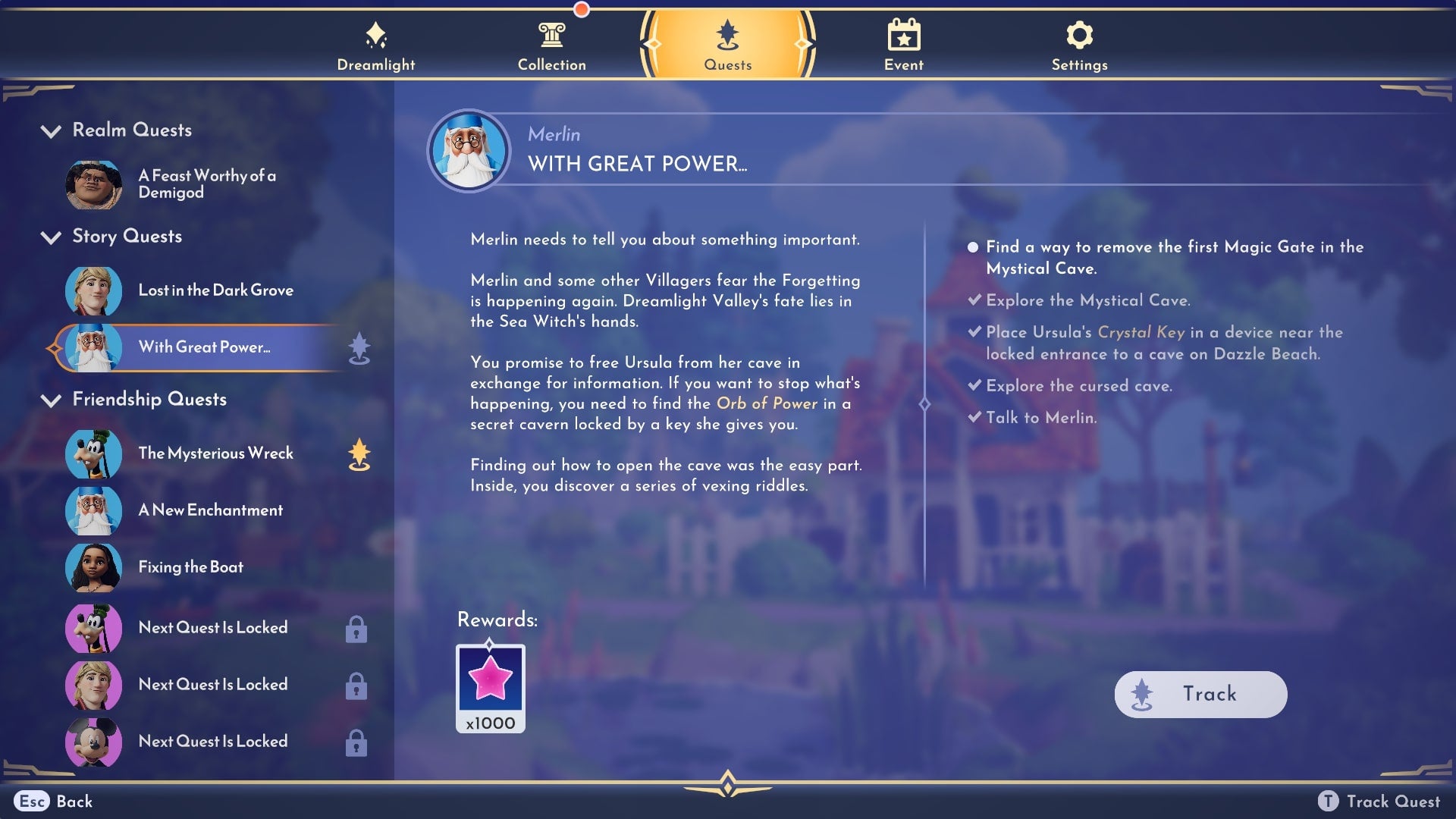 Disney Dreamlight Valley With Great Power Walkthrough  How to solve the Mystical Cave and Orb of Power puzzles - 82