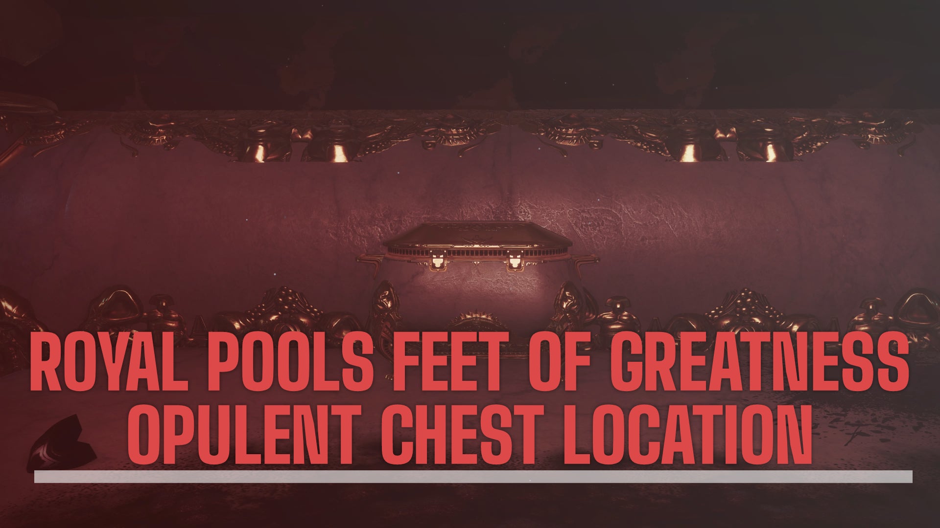 Opulent chest header for feet of greatness