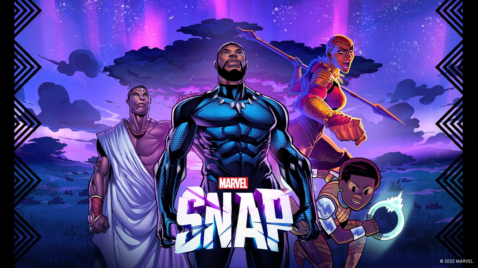 Marvel Snap Warriors of Wakanda official art