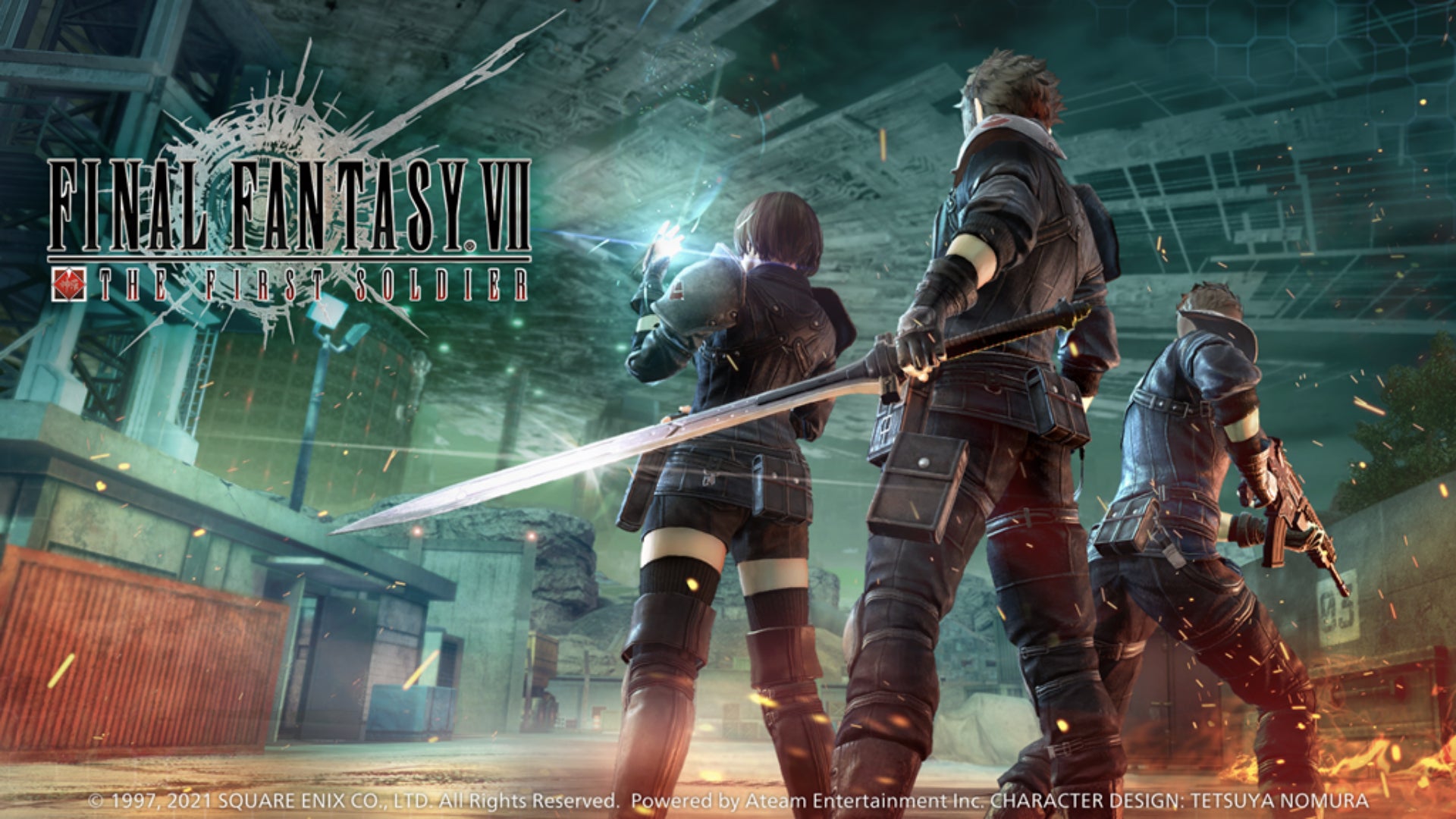 Key art from Final Fantasy 7: The First Soldier