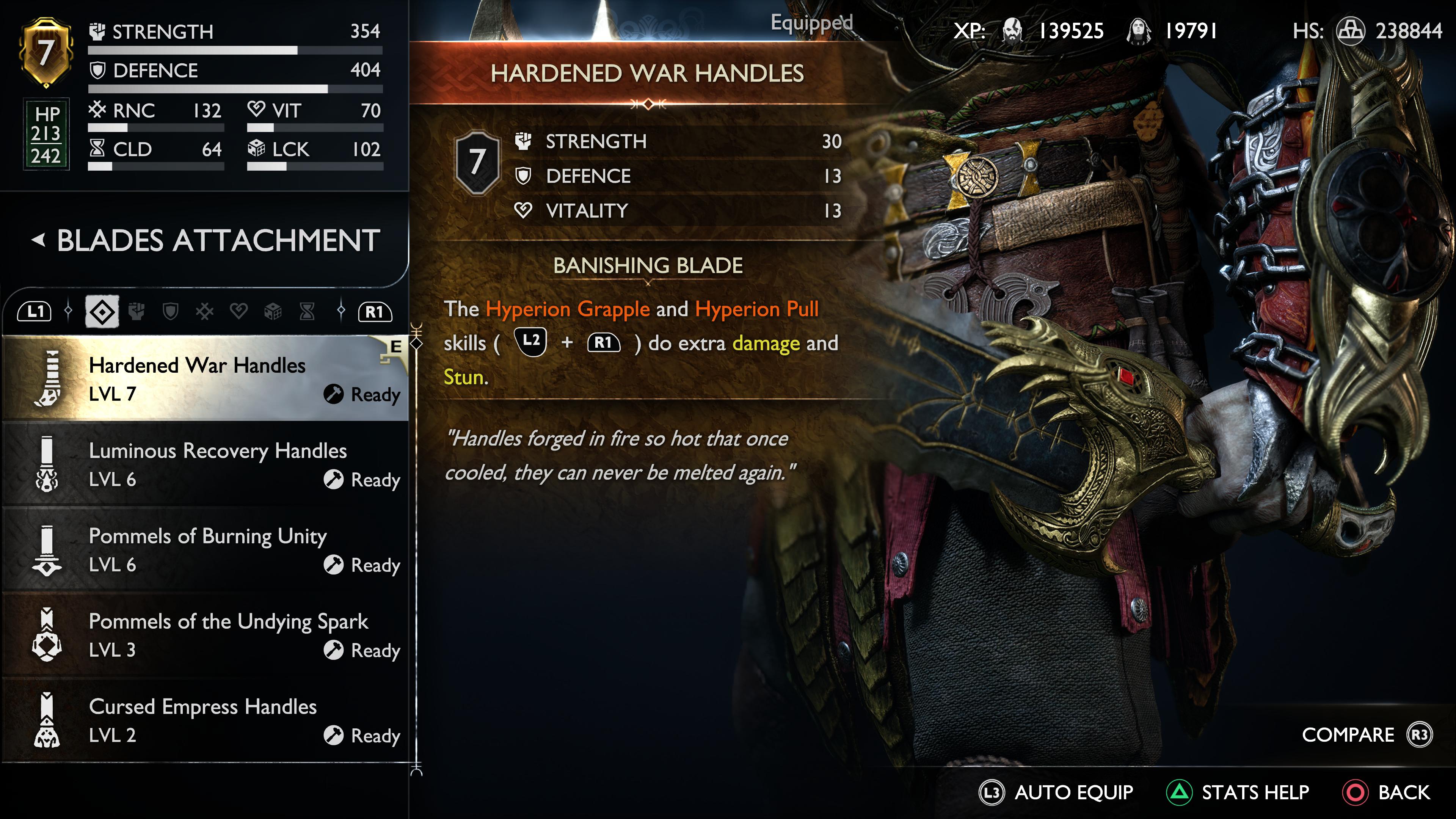God of War Ragnarok Best Axe Pommels and Blade Handles and where to find them - 40