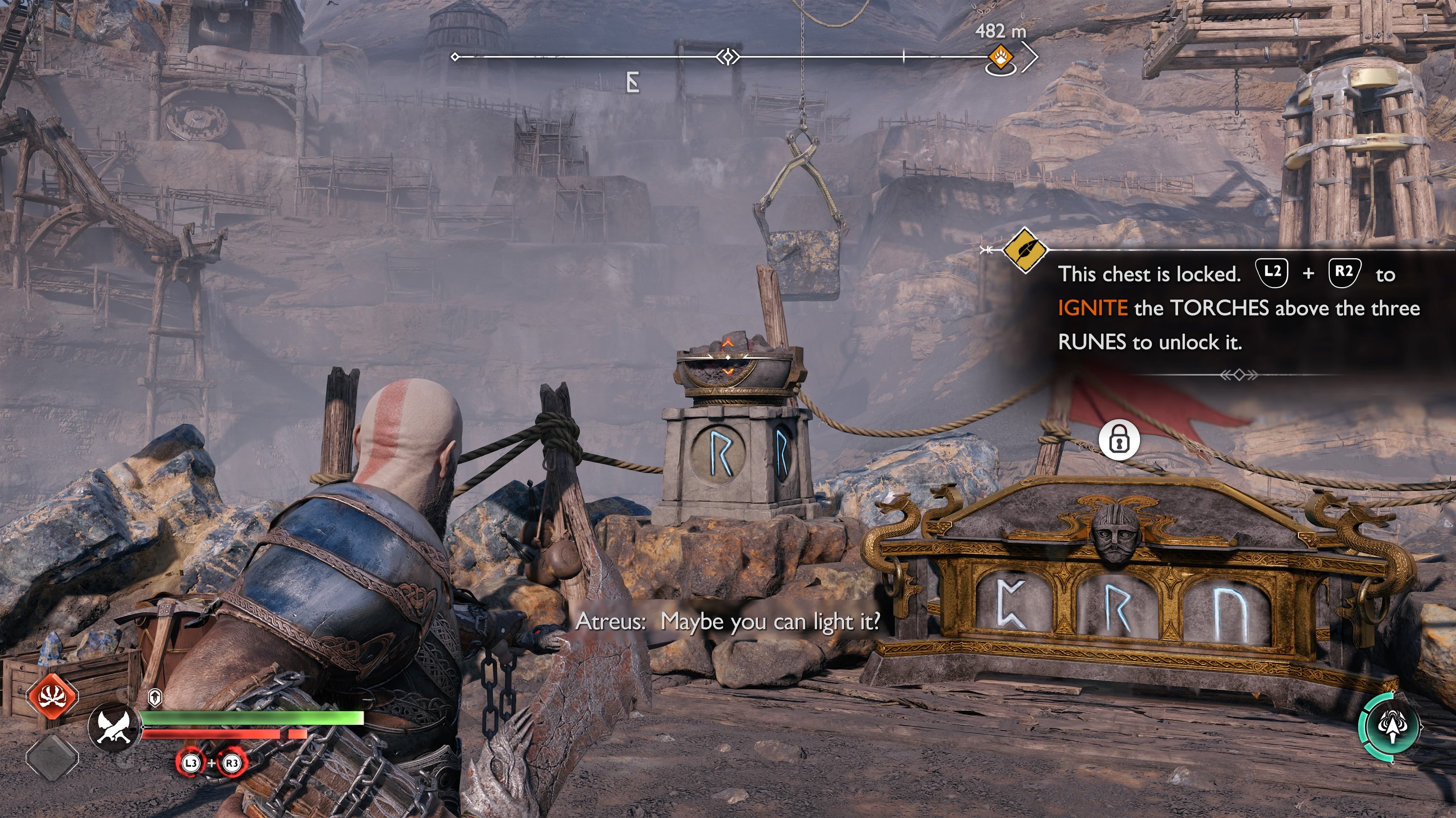God of War Ragnarok All Nornir Chest locations and solutions - 14
