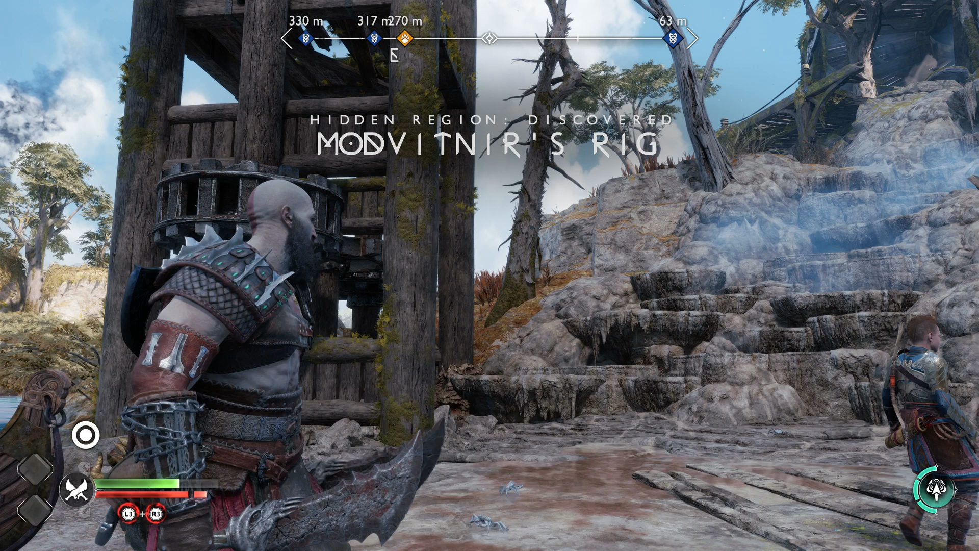 How do you destroy the Mining Rigs during the  In Service of Asgard  Favour in God of War Ragnarok  - 45