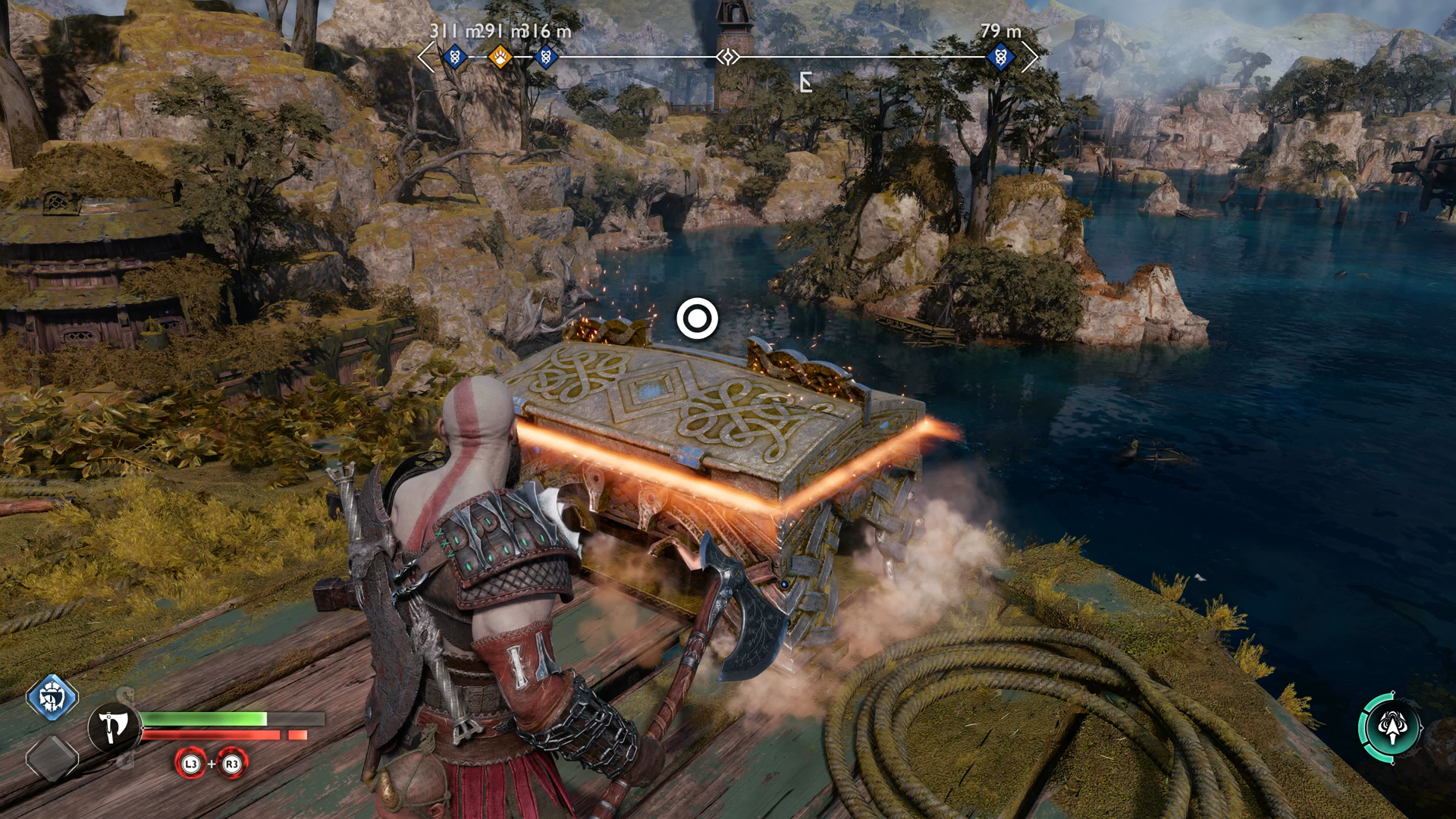 How do you destroy the Mining Rigs during the  In Service of Asgard  Favour in God of War Ragnarok  - 37
