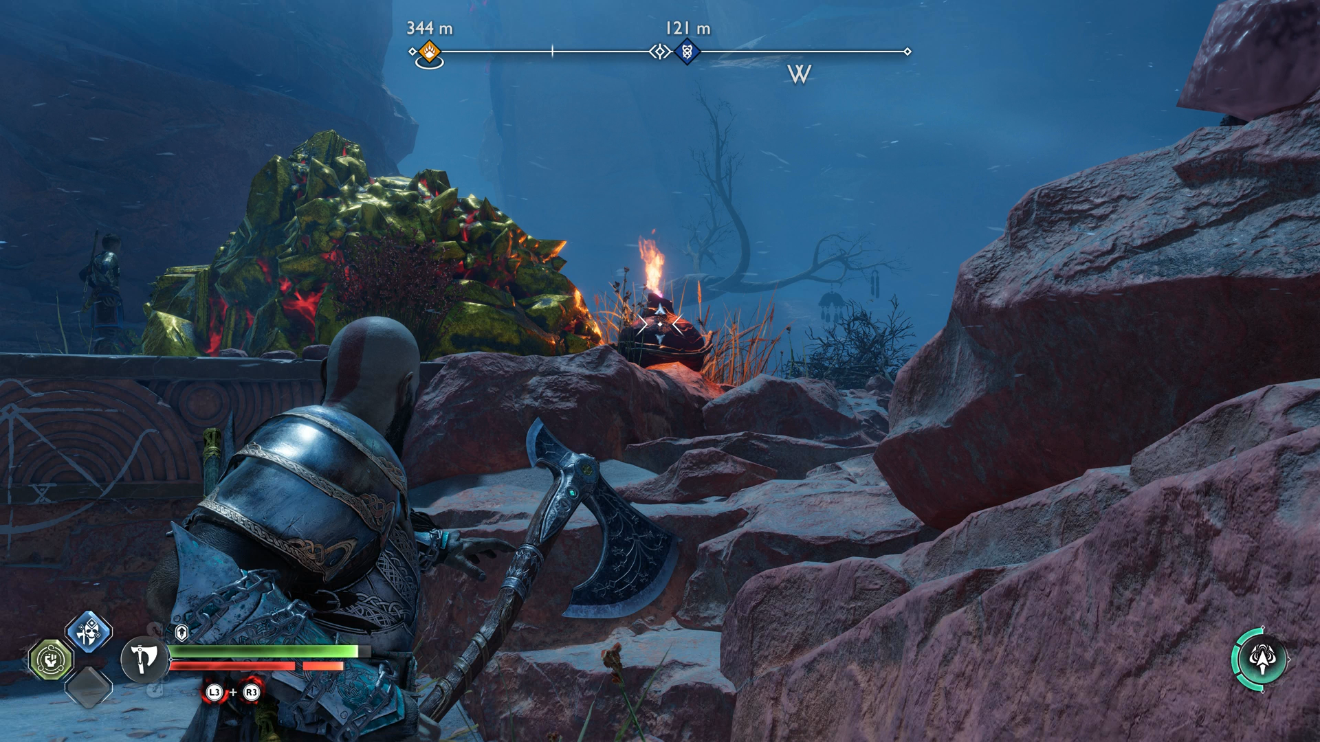 God of War Ragnarok Secret of the Sands Favour  How to clear the Alfheim sandstorm - 77