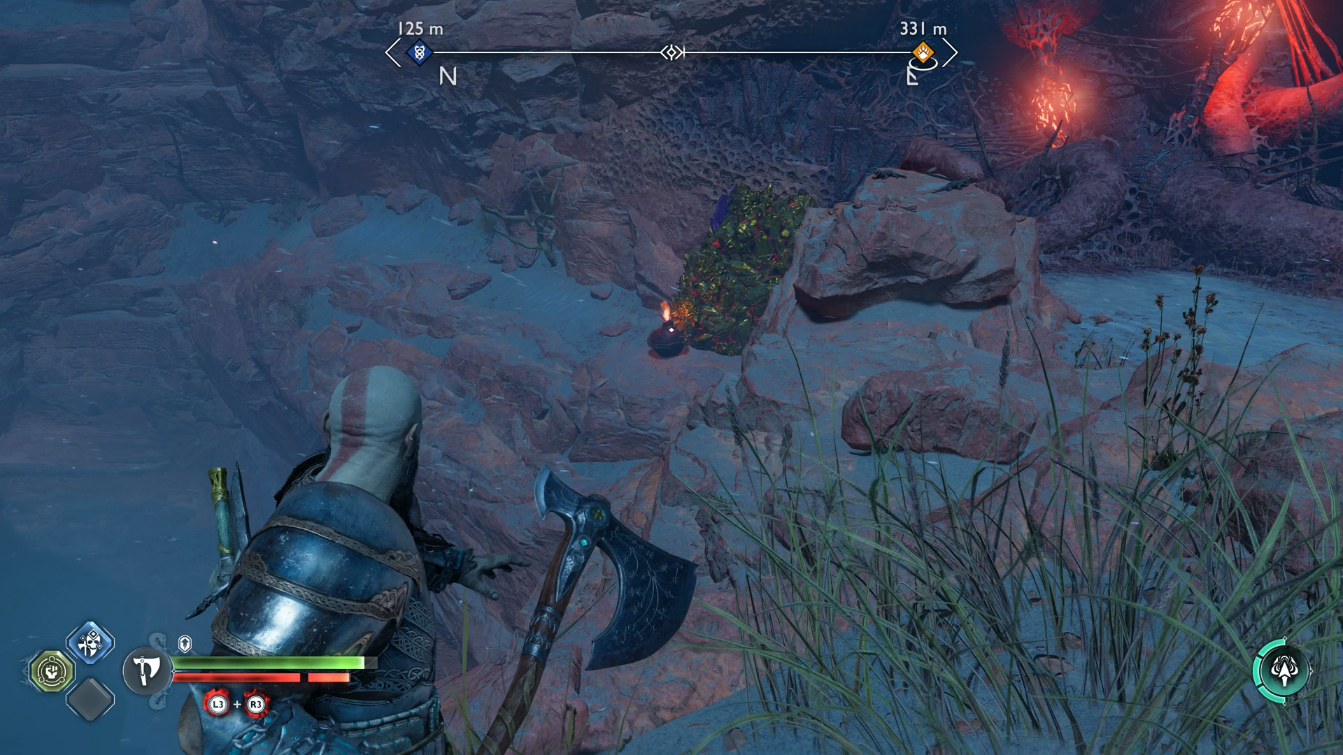 God of War Ragnarok Secret of the Sands Favour  How to clear the Alfheim sandstorm - 3