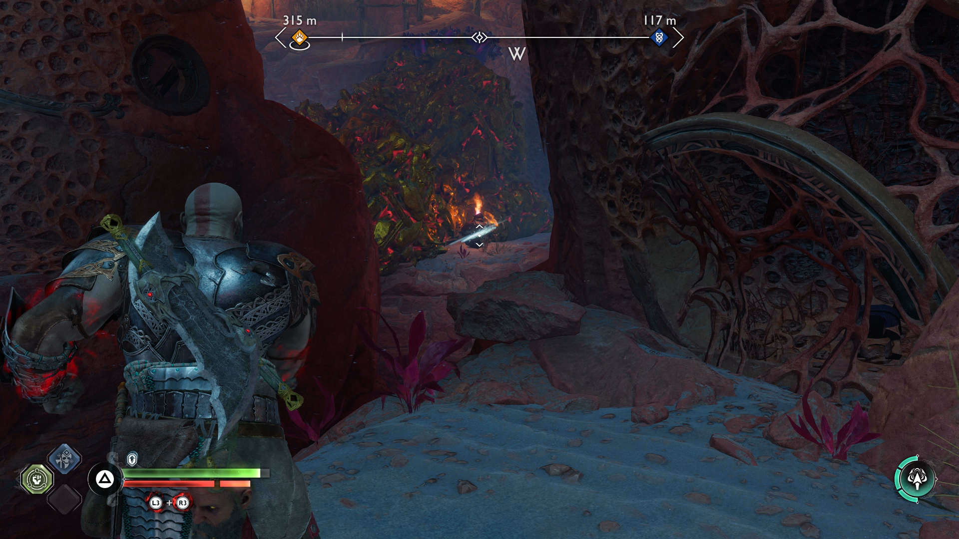 God of War Ragnarok Secret of the Sands Favour  How to clear the Alfheim sandstorm - 56