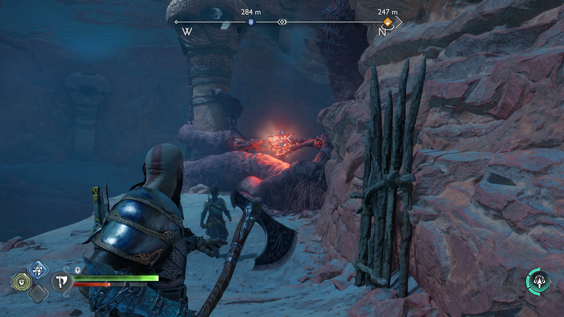 God of War Ragnarok Secret of the Sands Favour  How to clear the Alfheim sandstorm - 25