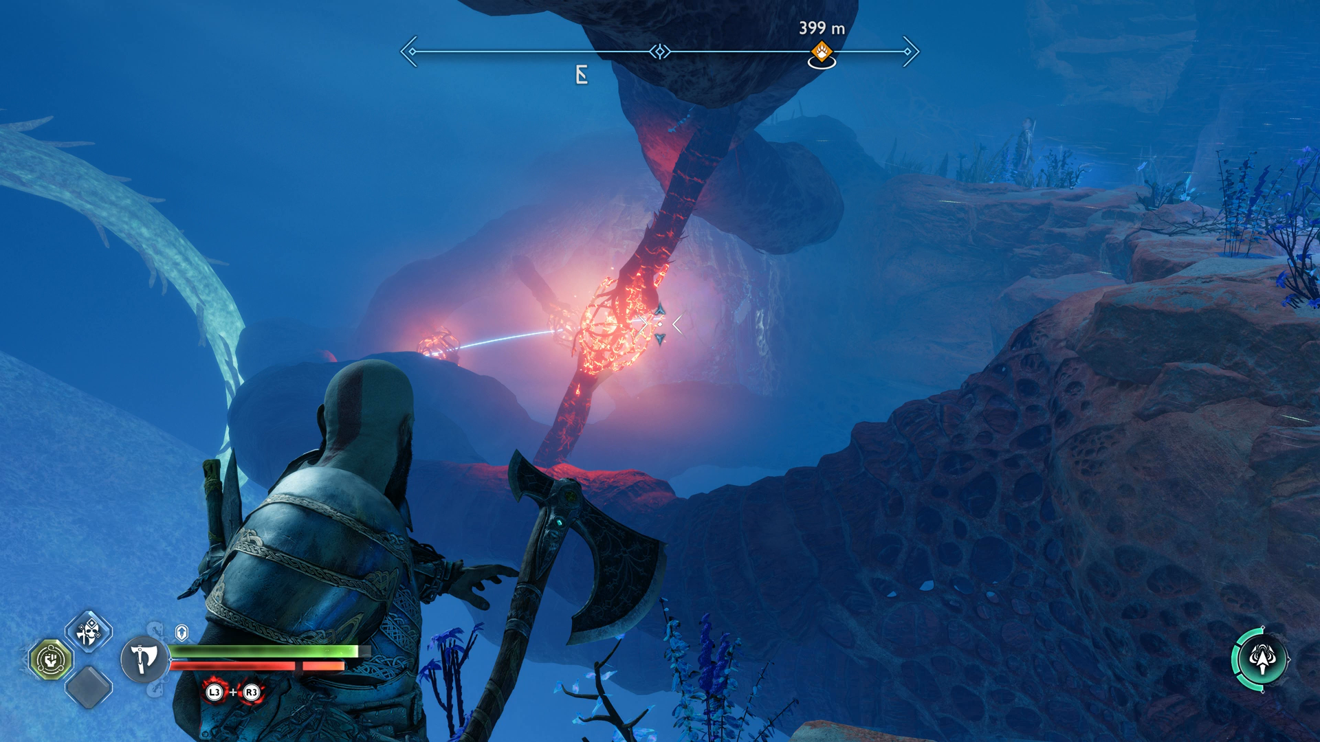 God of War Ragnarok Secret of the Sands Favour  How to clear the Alfheim sandstorm - 68