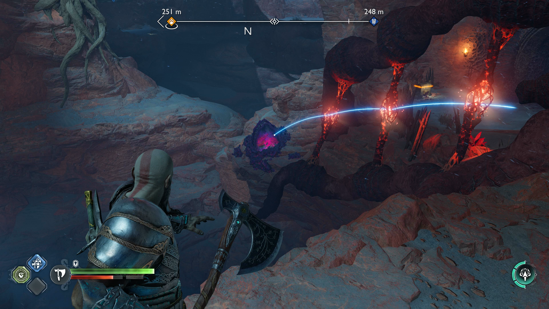 God of War Ragnarok Secret of the Sands Favour  How to clear the Alfheim sandstorm - 46