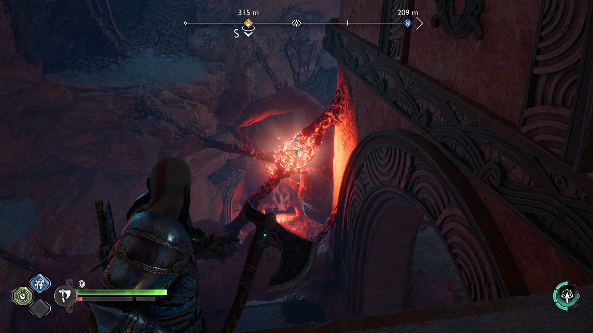 God of War Ragnarok Secret of the Sands Favour  How to clear the Alfheim sandstorm - 92
