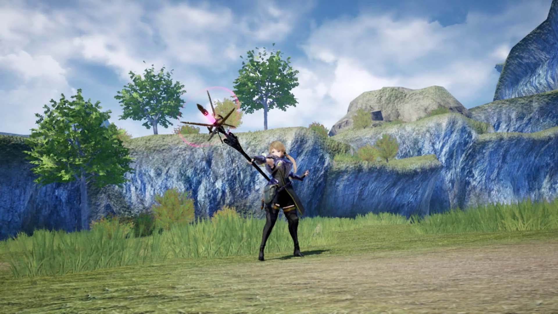A character can be seen in Lunamancer gear in Harvestella