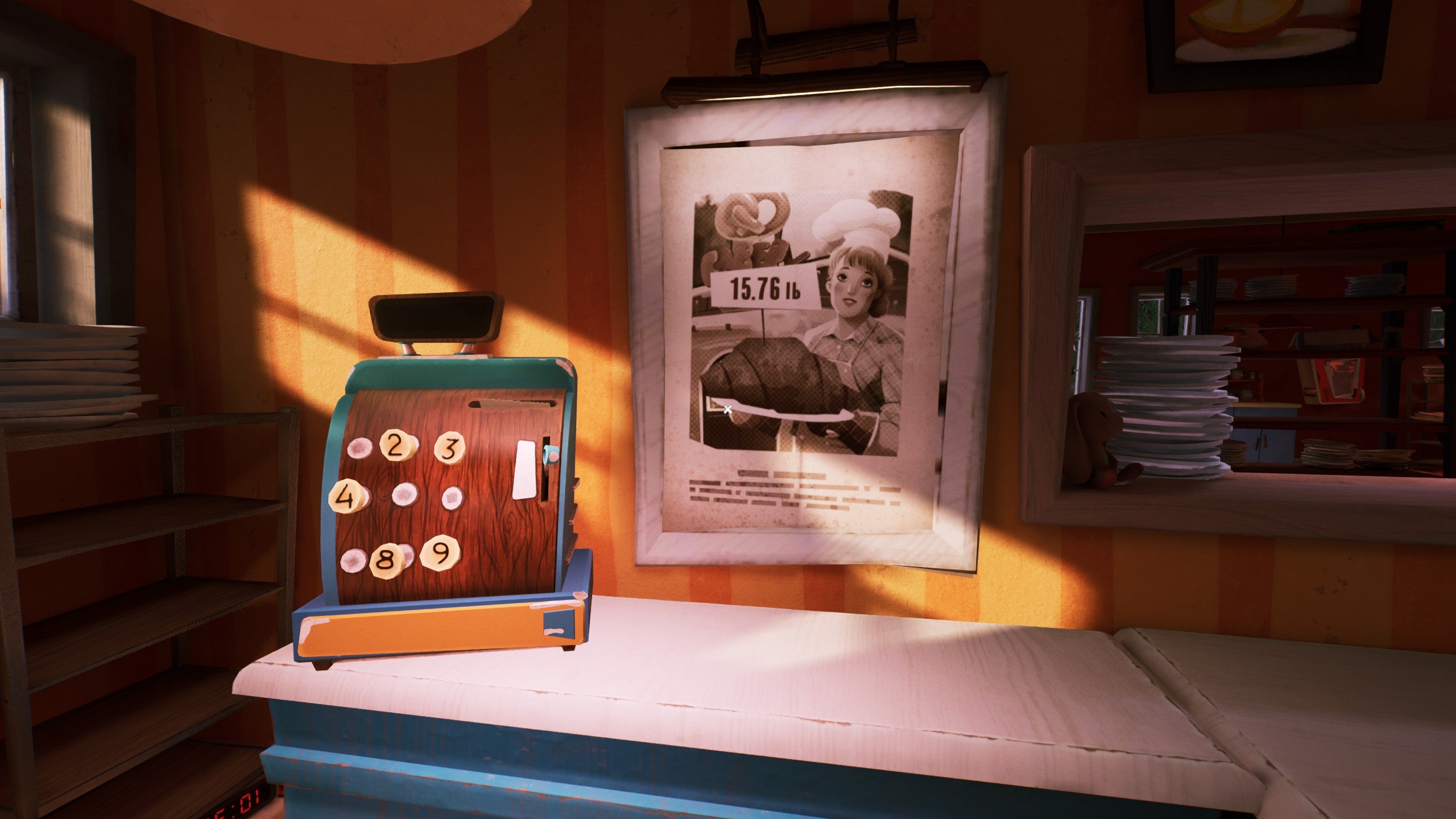 A cash register missing some of its keys in Hello Neighbor 2