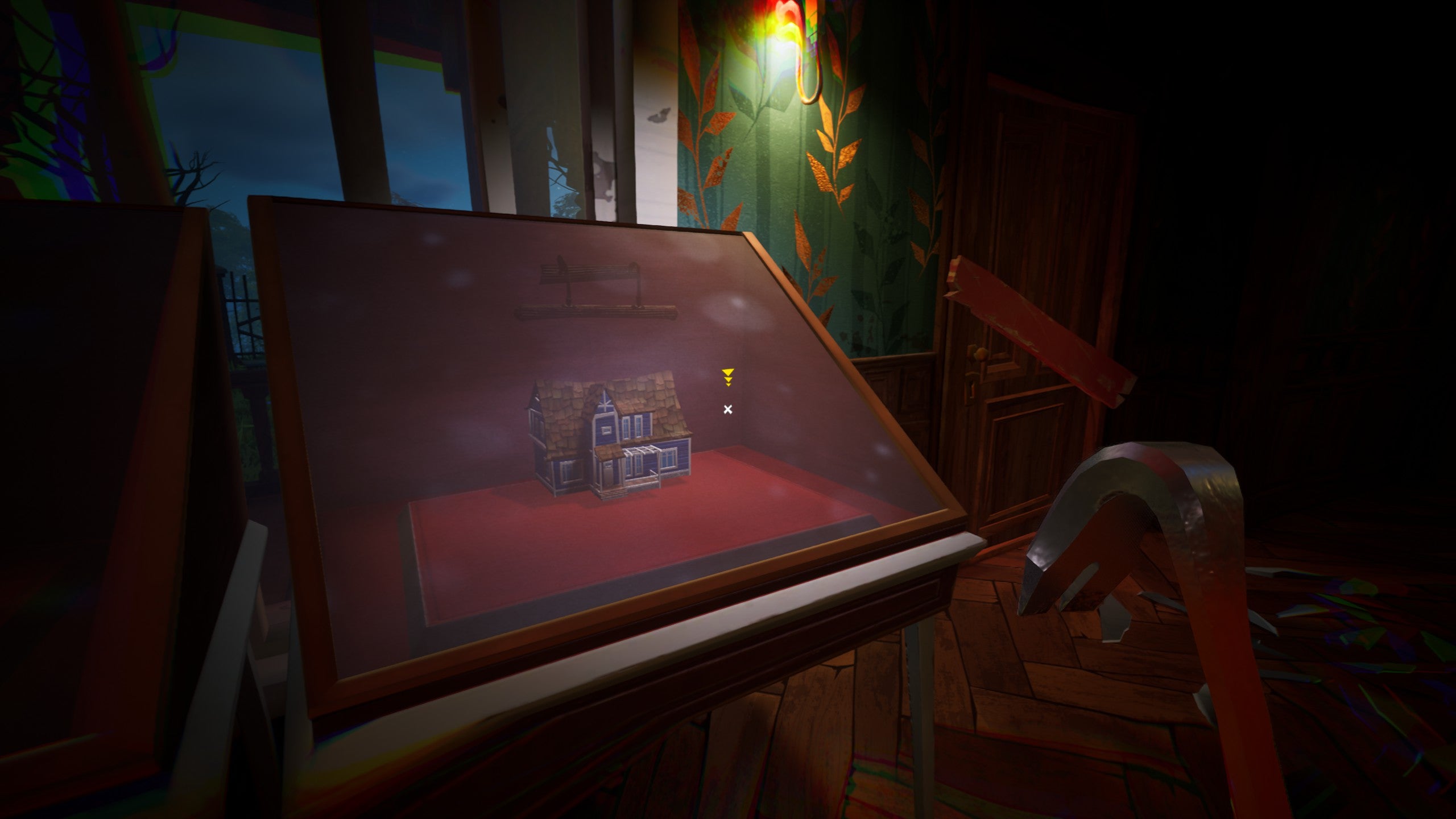 The glass case containing the second model house in Hello Neighbor 2