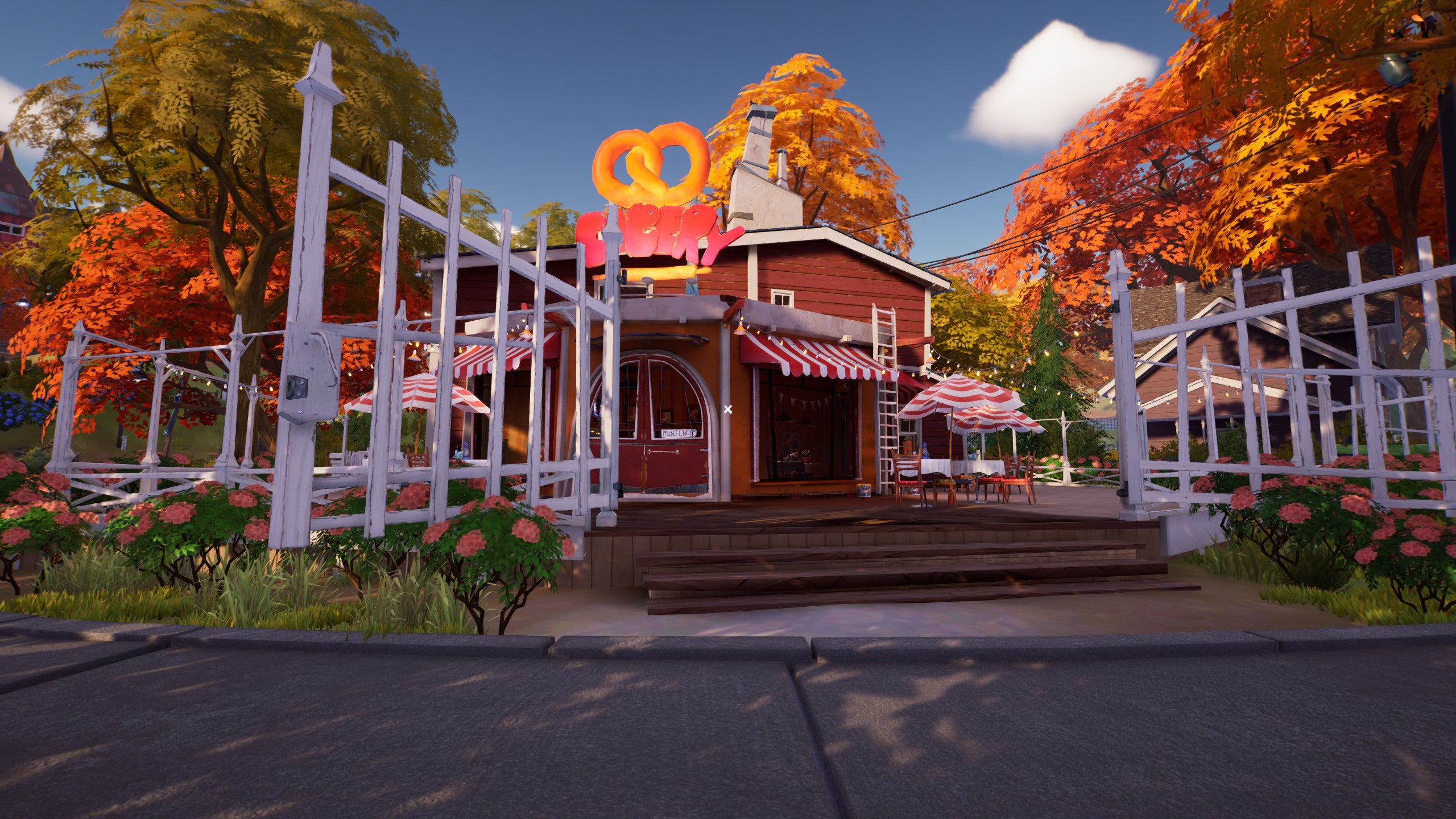 The outside of the mysterious bakery in Hello Neighbor 2