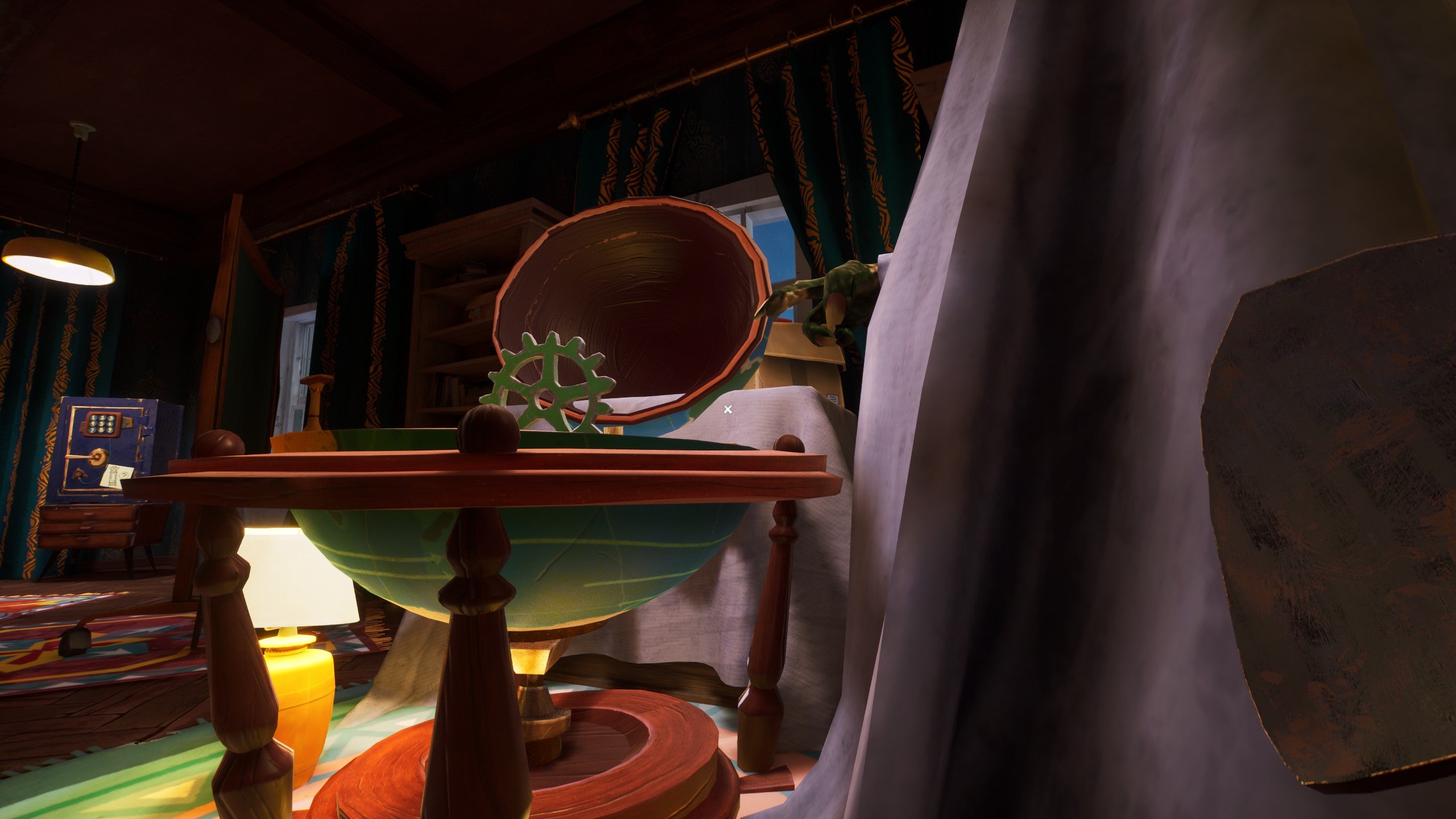 Hello Neighbor 2 Part 3 Hunter s House Map and Museum Safe Code  Car and Globe puzzles - 28