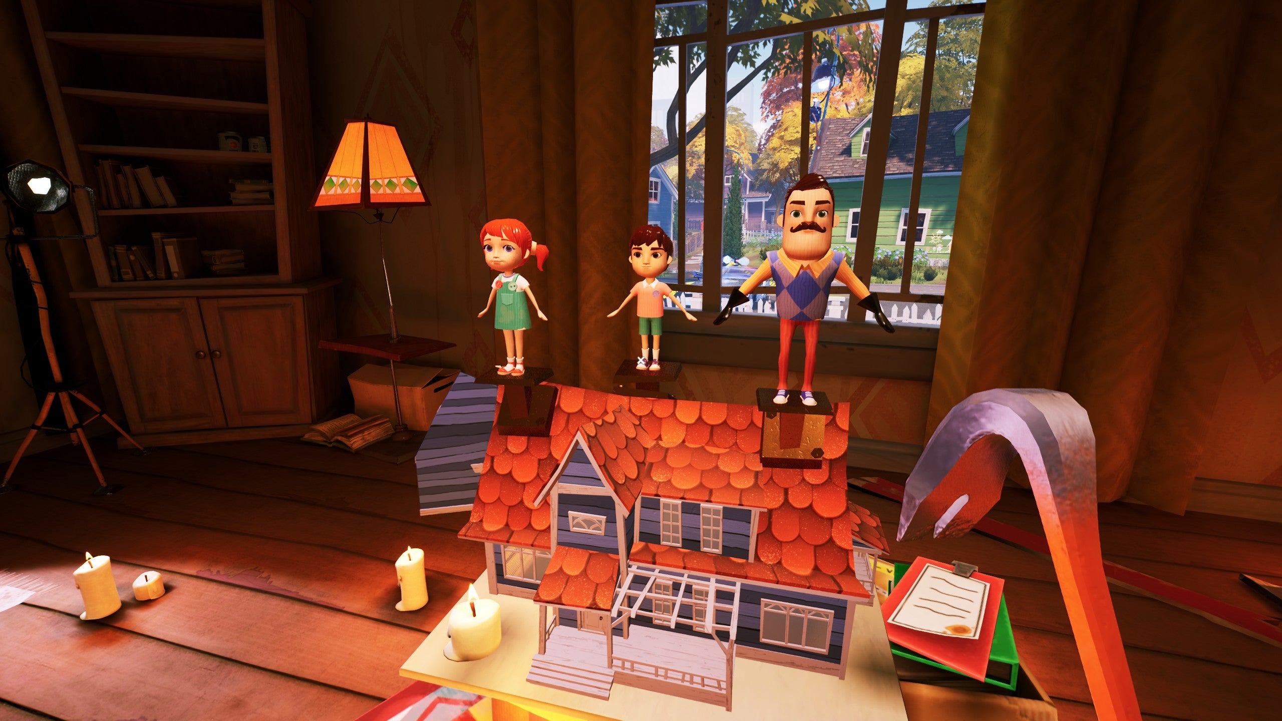 The completed doll house puzzle in Hello Neighbor 2
