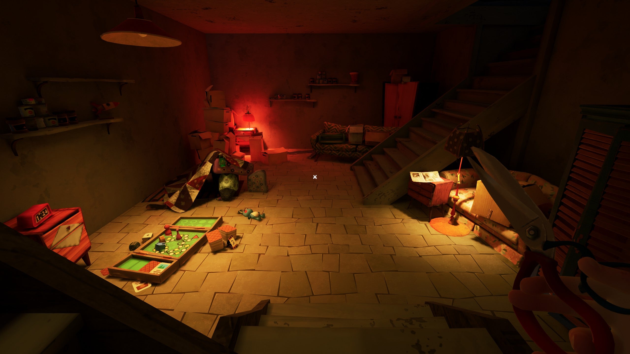 The basement of the house in Hello Neighbor 2