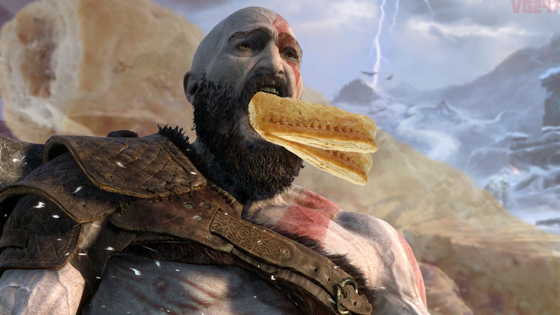 How many Greggs vegan sausage rolls does it cost to complete God of War Ragnarok on PS5?