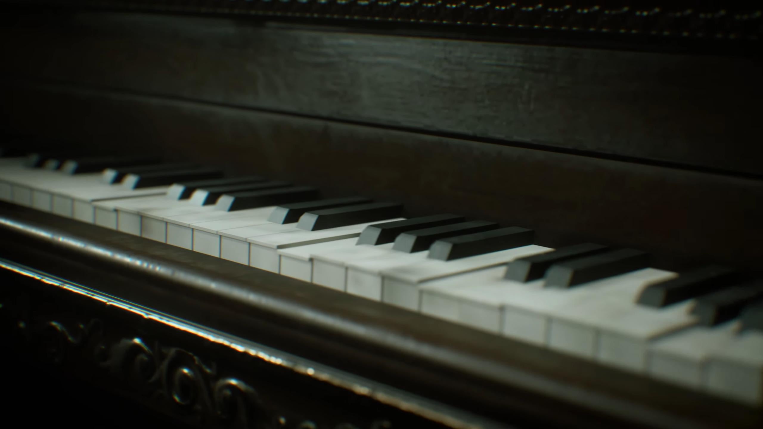 The piano from the beginning of the Gamescom Layers of Fears trailer