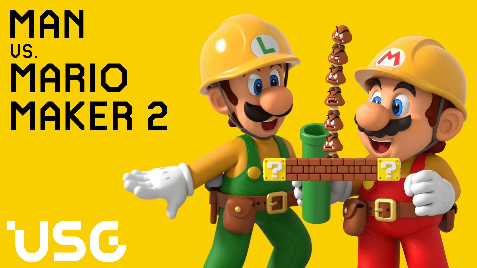 Image for Man vs. Mario Maker 2: The Superball, Arby's, and World 1-1 is Burning