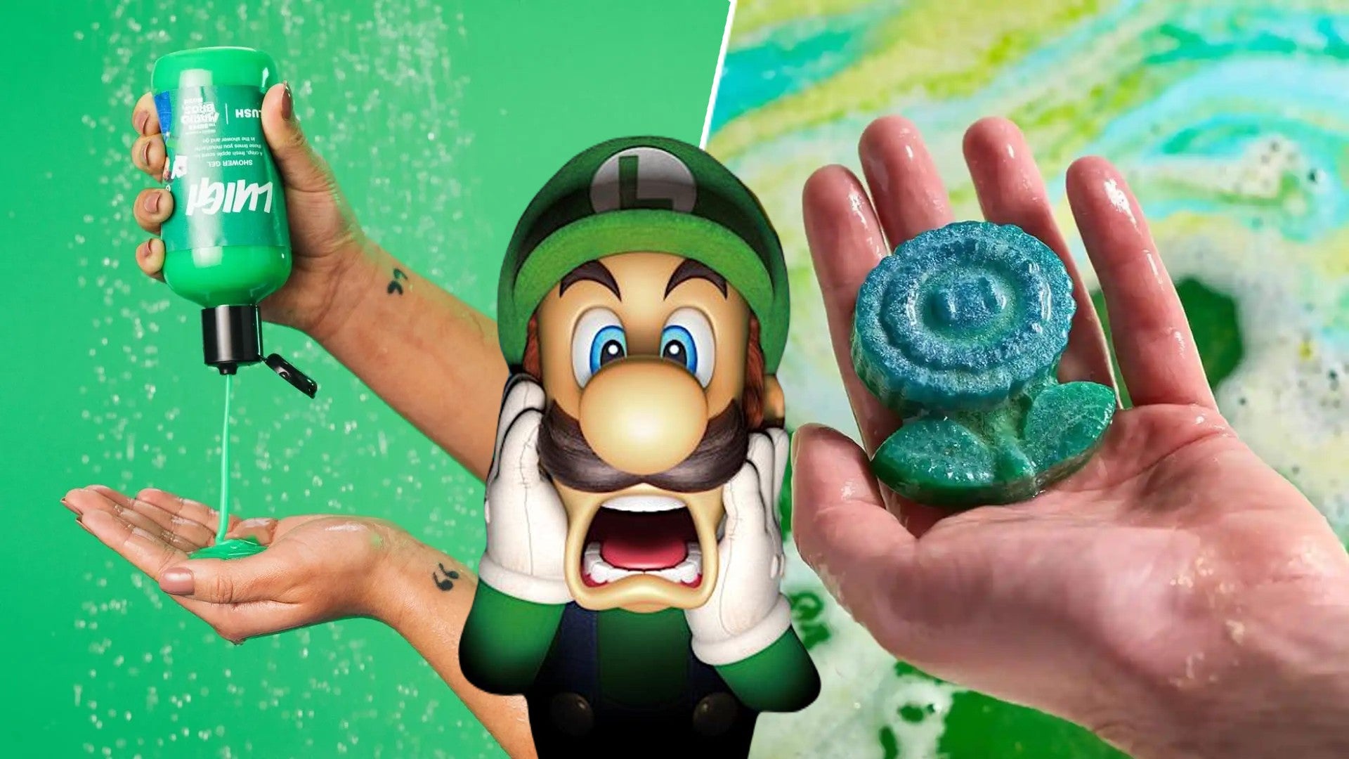 Image for Finally, you can lather up in Mario and Luigi's cream