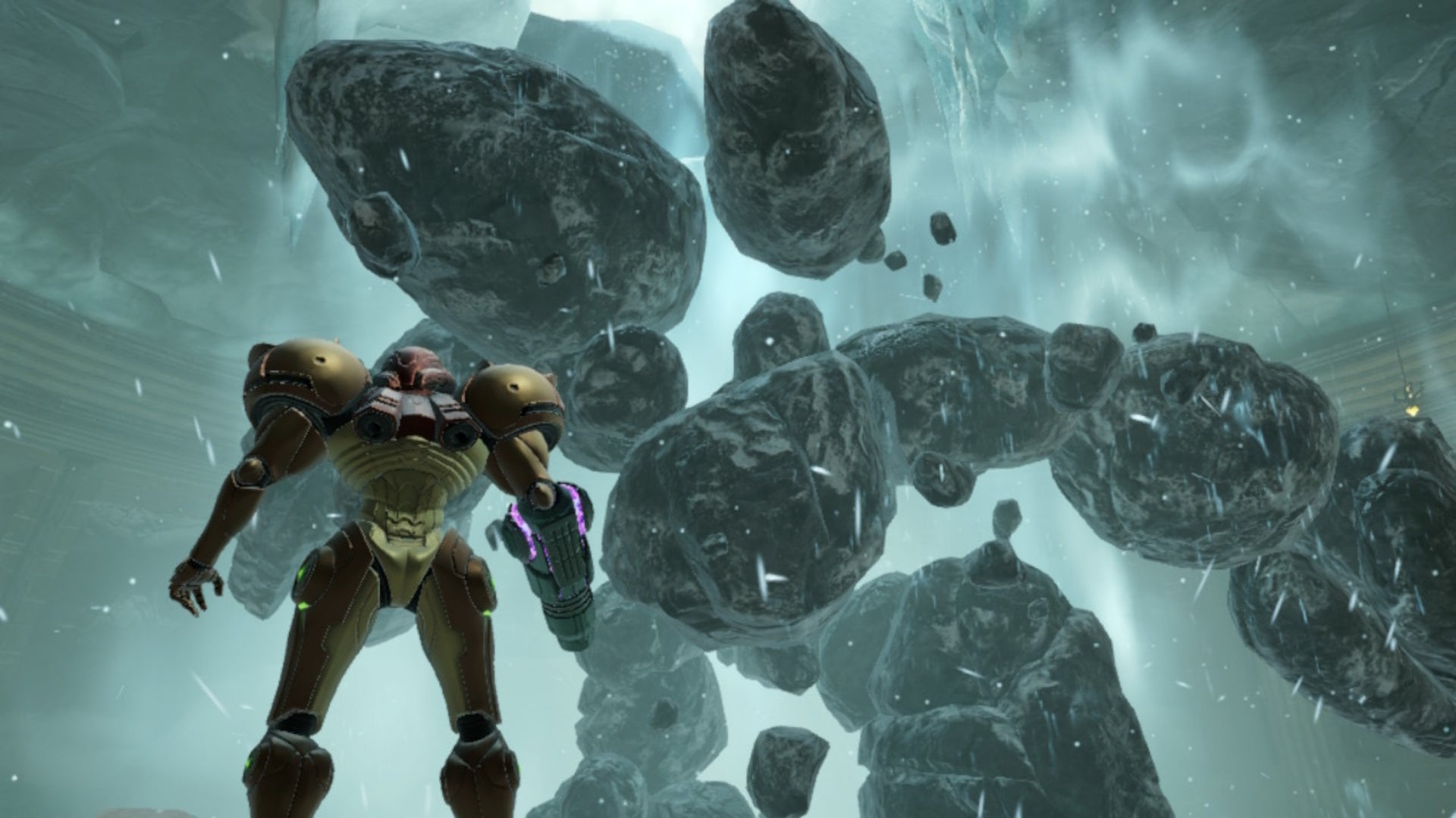 Metroid Prime Remastered Phendrana Drifts Part 2   How to beat Thardus - 47