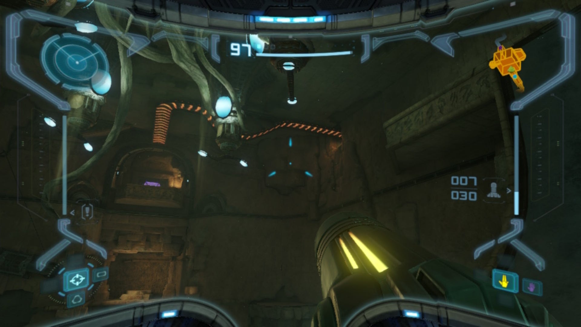 Metroid Prime Remastered Phendrana Drifts Part 2   How to beat Thardus - 35