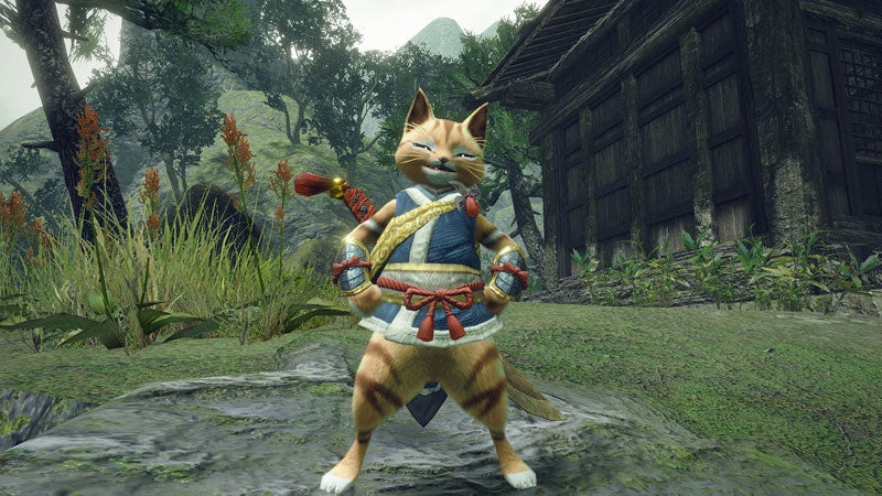Monster Hunter Rise Palico noises come from the developers  own  often un cooperative  cats - 17