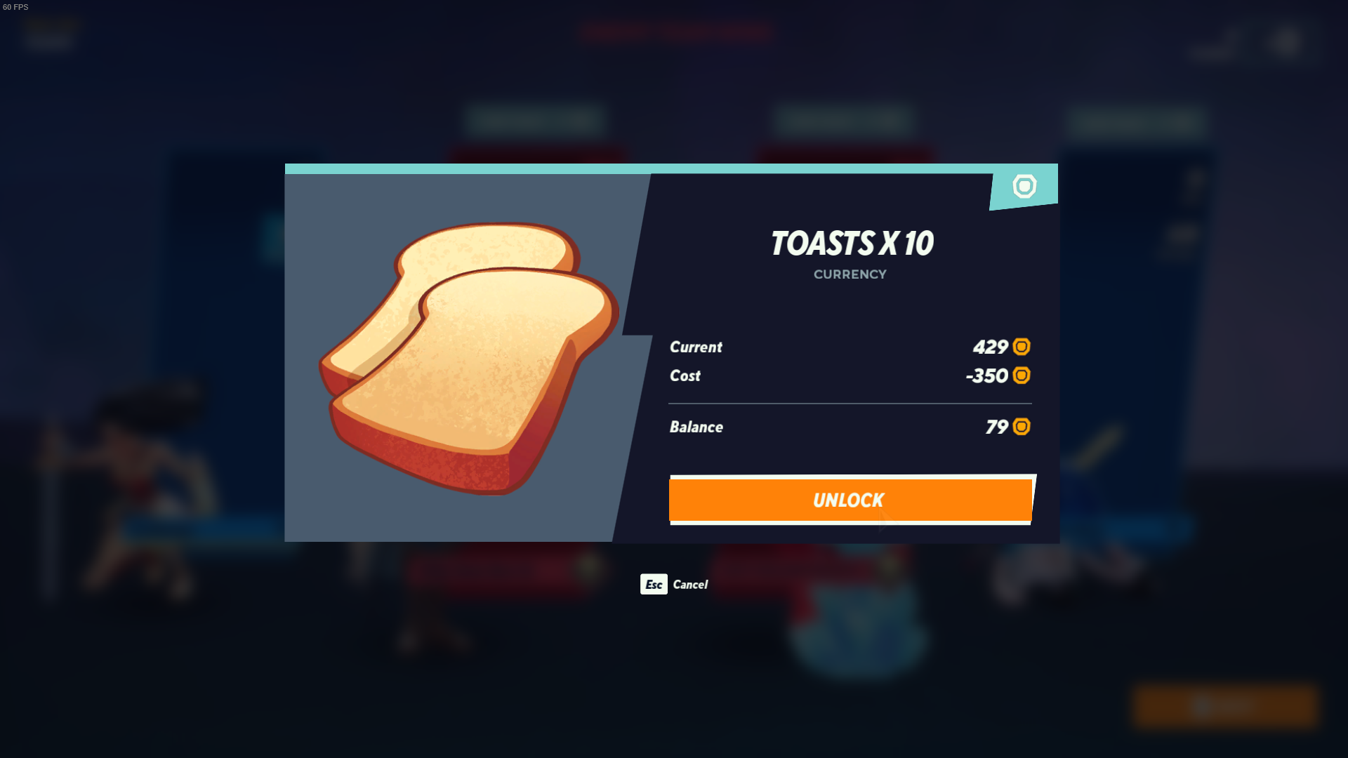 10x toast can be bought for 350 Gold in the post-match screen in MultiVersus.